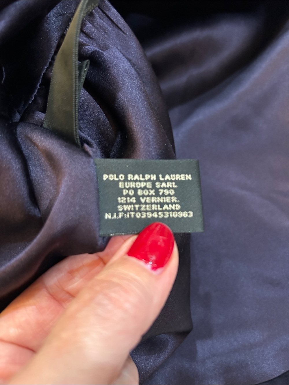 Vintage Ralph Lauren Dark Eggplant  Velvet Skirt Size 4 - Picture 10 of 10